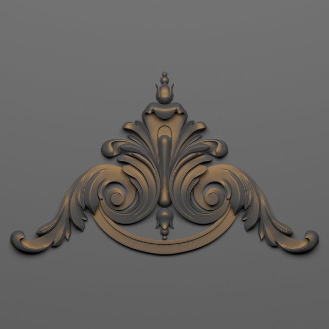 decorative plaster 35 3D Model .c4d .max .obj .3ds .fbx .stl .blend 