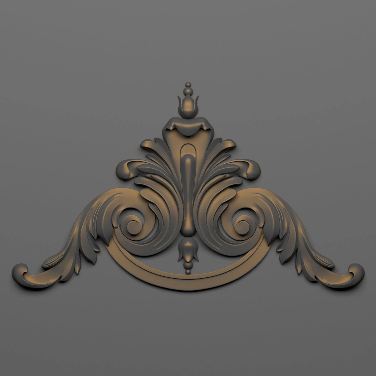 decorative plaster 35 3D Model .c4d .max .obj .3ds .fbx .stl .blend 