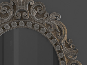 decorative mirror 38 3D Modell