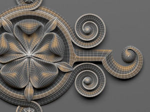 decorative plaster 42 Modèle 3D