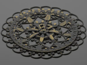 decorative plaster 41 3D Model
