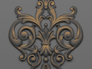 decorative plaster 44 3D Model