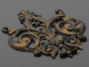 decorative plaster 44 3D Model