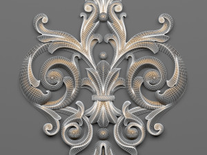 decorative plaster 44 3D Model