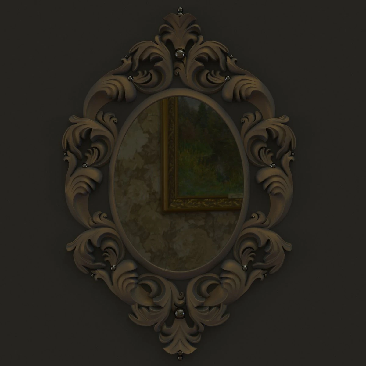 decorative plaster 40 3D Model .c4d .max .obj .3ds .fbx .stl .blend