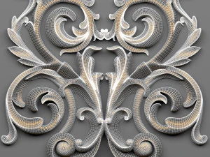 decorative plaster 45 3D Model