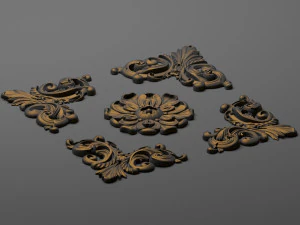 decorative plaster 46 3D Model