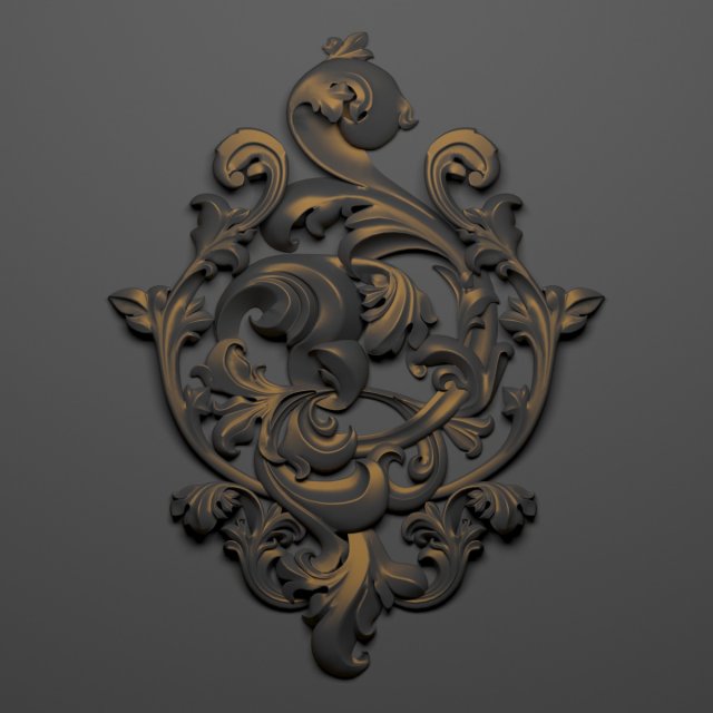 decorative plaster 47 Modelo 3D .c4d .max .obj .3ds .fbx .stl .blend 