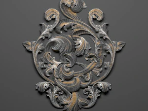 decorative plaster 47 3D Model