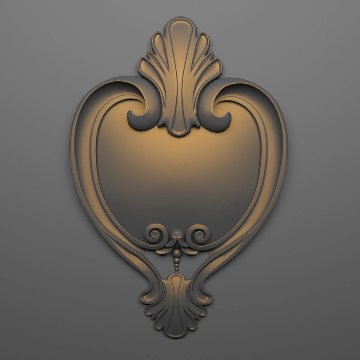 decorative plaster 49 3D Model .c4d .max .obj .3ds .fbx .stl .blend 