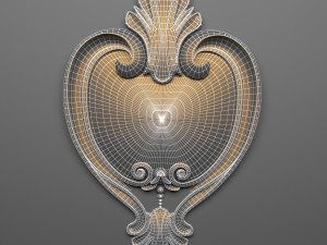 decorative plaster 49 Model 3D