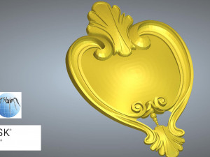 decorative plaster 49 Model 3D