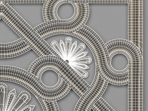 decorative plaster 43 3D Model