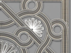 decorative plaster 43 3D Model