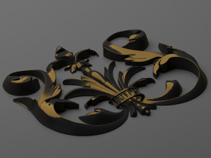 decorative plaster 53 3D Model