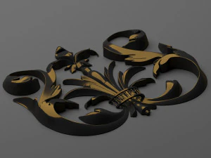 decorative plaster 53 3D Model
