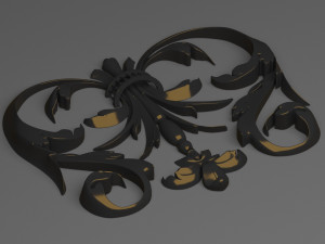 decorative plaster 53 3D Model
