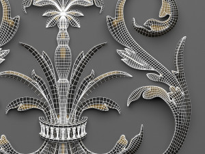decorative plaster 53 3D Model
