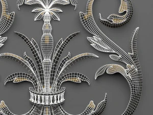 decorative plaster 53 3D Model