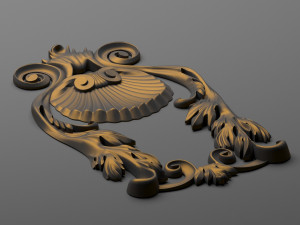 decorative plaster 54 Model 3D