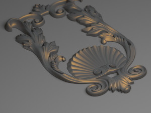 decorative plaster 54 Model 3D