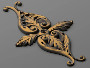 decorative plaster 55 3D Model
