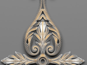 decorative plaster 55 3D-Modell