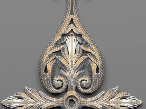 decorative plaster 55 3D Model