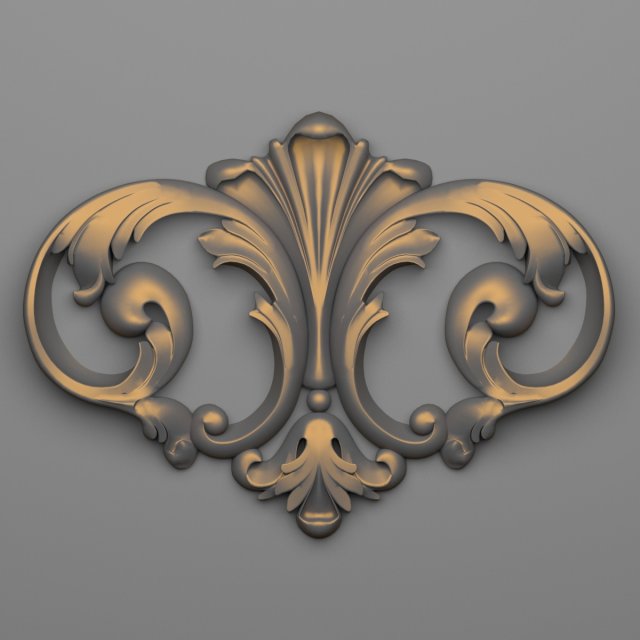 decorative plaster 56 Modello 3D .c4d .max .obj .3ds .fbx .stl .blend 