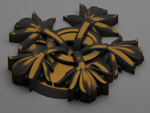 decorative plaster 58 3D Model