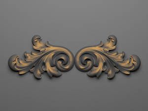 decorative plaster 61 Modèle 3D