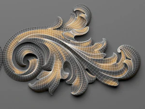 decorative plaster 61 3D Model