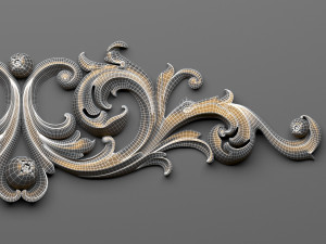 decorative plaster 62 Modello 3D