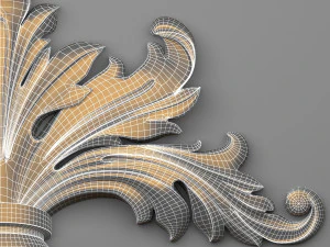 decorative plaster 65 3D Model