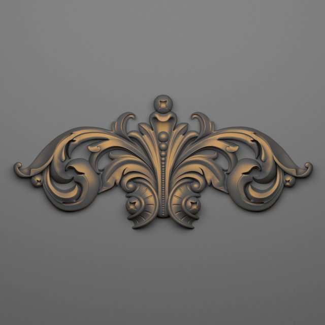 decorative plaster 66 3D Model .c4d .max .obj .3ds .fbx .stl .blend 