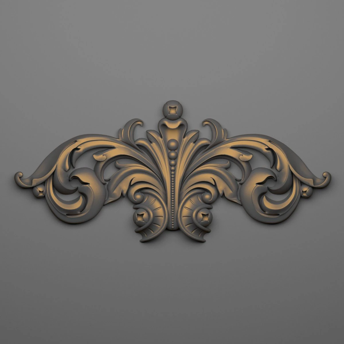 decorative plaster 66 3D Model .c4d .max .obj .3ds .fbx .stl .blend 