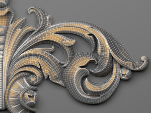 decorative plaster 66 3D Model