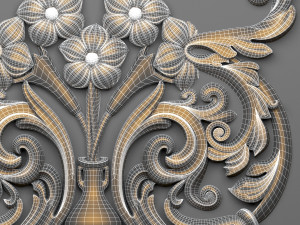 decorative plaster 68 Model 3D