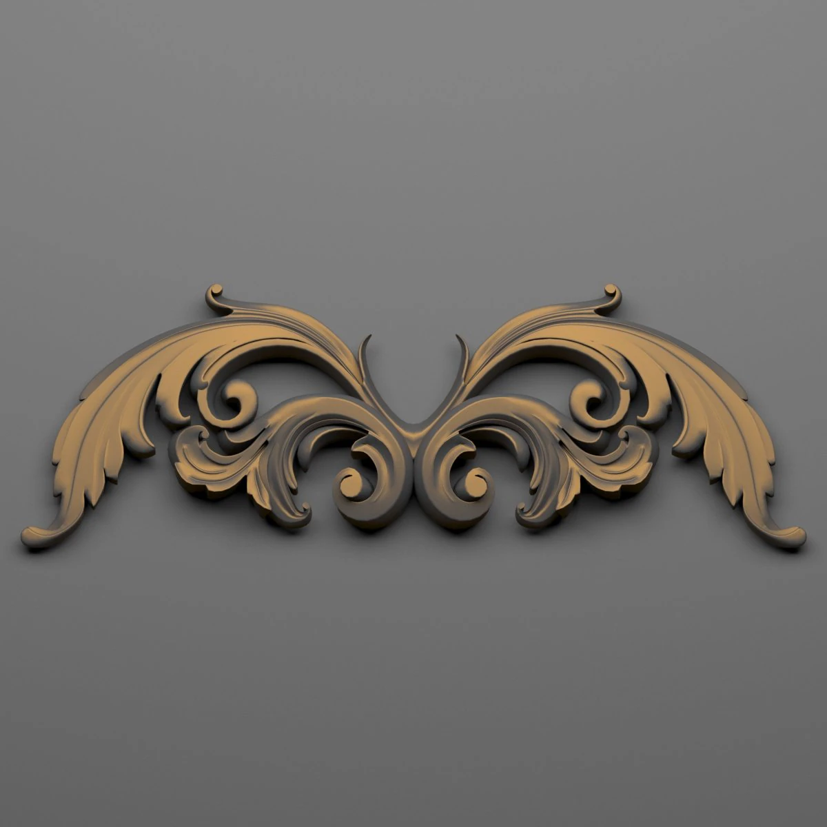 decorative plaster 71 3D Model .c4d .max .obj .3ds .fbx .stl .blend 