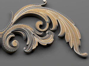 decorative plaster 71 3D Model