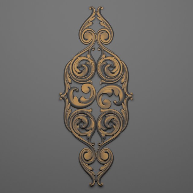 decorative plaster 69 Modèle 3D .c4d .max .obj .3ds .fbx .stl .blend 