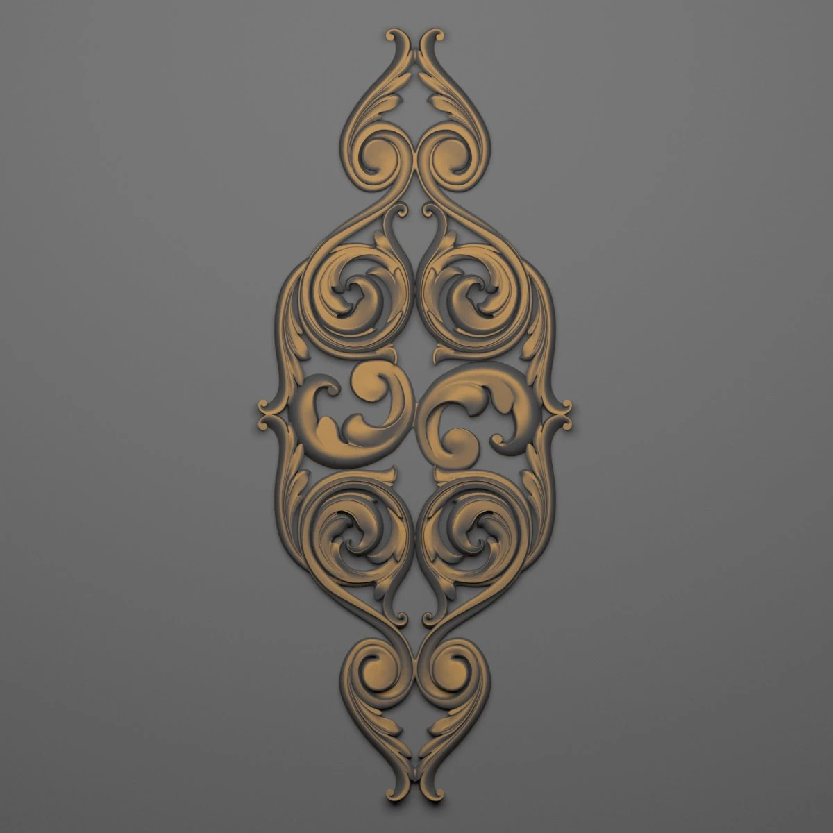 decorative plaster 69 3D Model .c4d .max .obj .3ds .fbx .stl .blend 