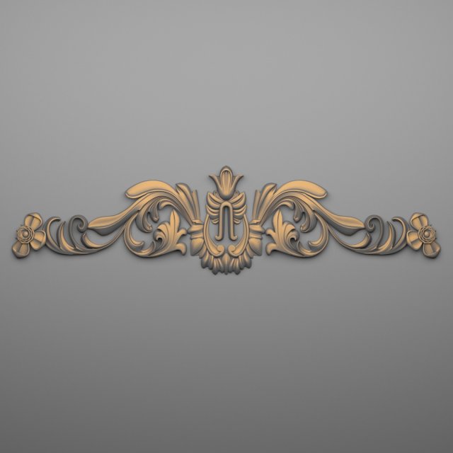 decorative plaster 74 3D Модель .c4d .max .obj .3ds .fbx .stl .blend 
