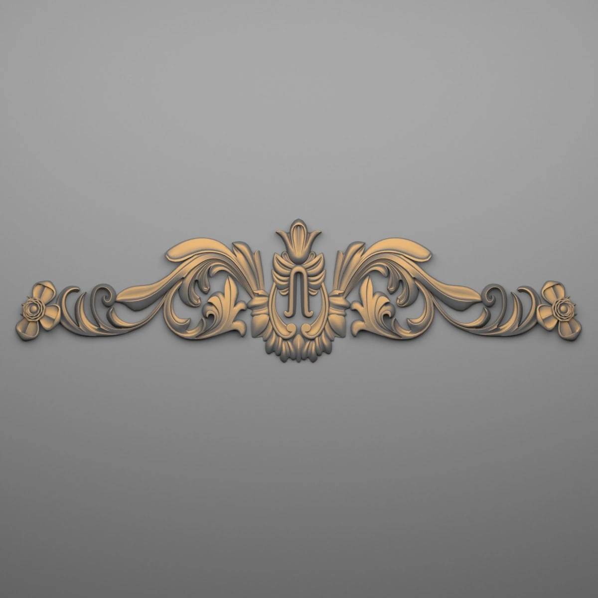 decorative plaster 74 3D Model .c4d .max .obj .3ds .fbx .stl .blend 