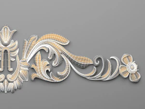 decorative plaster 74 3D Model