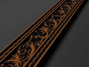 decorative plaster 75 Model 3D