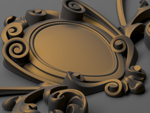 decorative plaster 77 3D Model