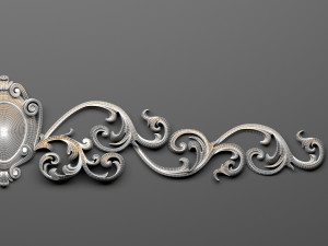 decorative plaster 77 3D Model
