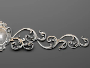 decorative plaster 77 3D Model