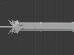 two-handed sword Modelo 3D